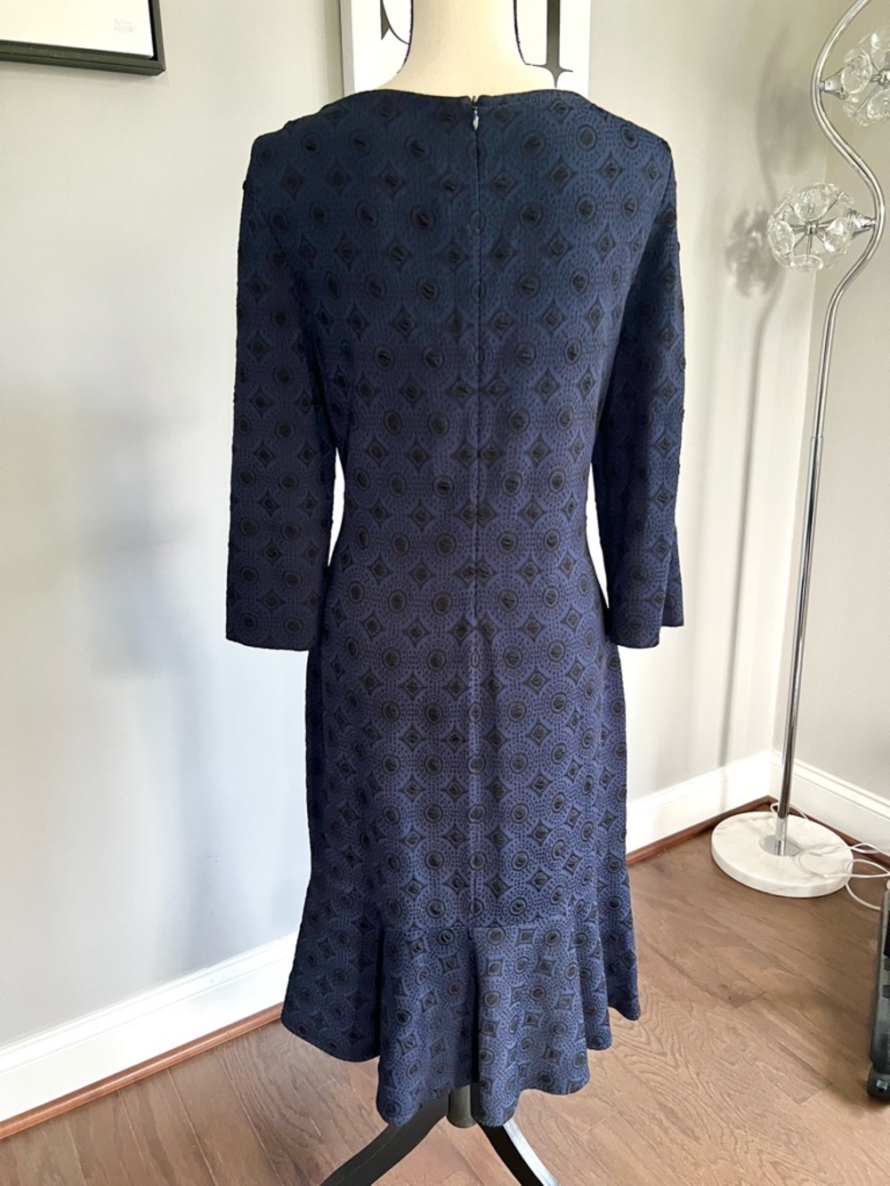 St. John Black Label Trumpet Hemline Dress - Picture 6 of 10